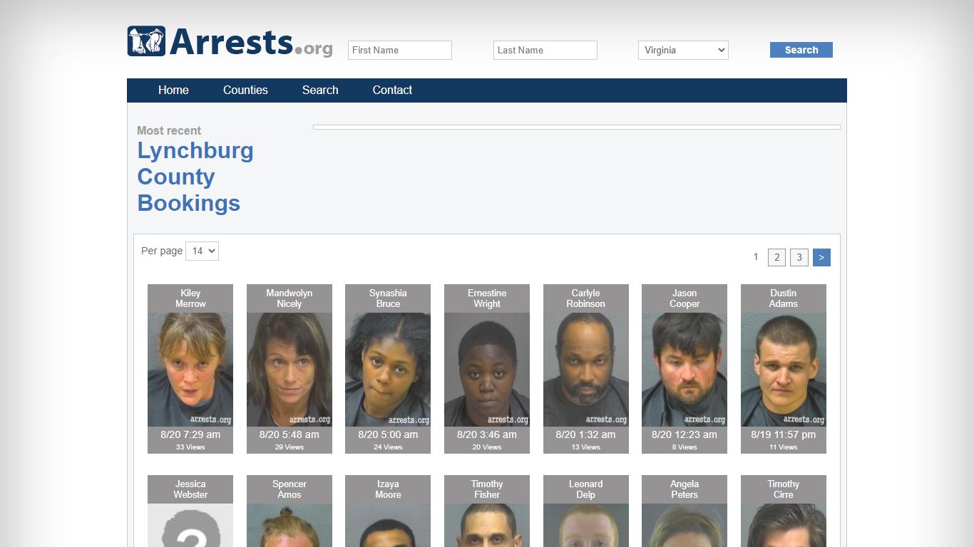 Lynchburg County Arrests and Inmate Search